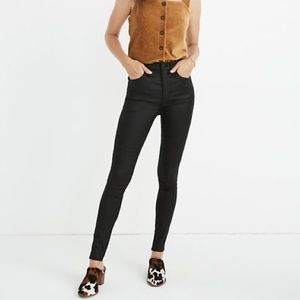 10" High-Rise Skinny Jeans Coated Edition